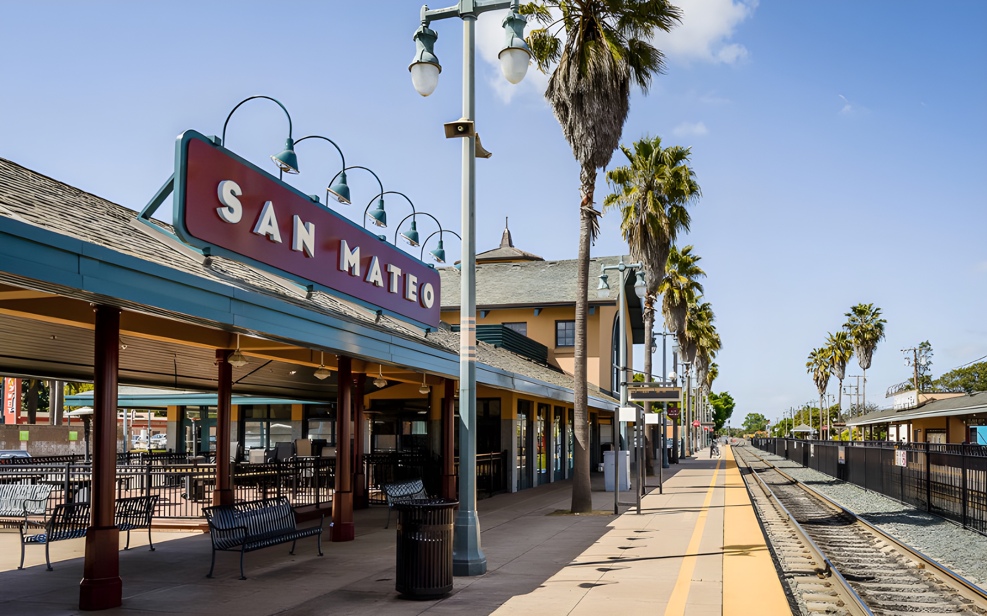 San Mateo Caltrain station